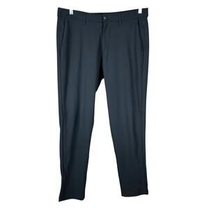 Lululemon Commission Pant Slim Warpstreme Black Men's Size 34 x 30 EUC